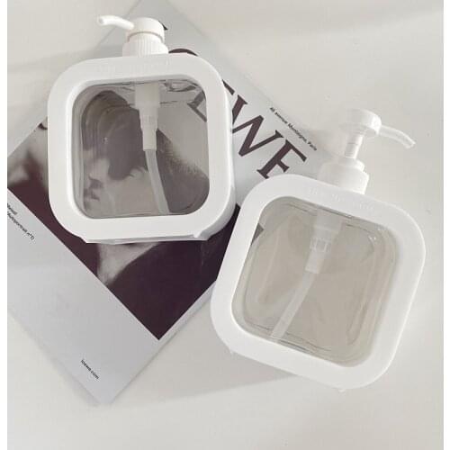 500ML Large Capacity Soap Dispenser Travel Bottled Shower Gel Shampoo Press Type Empty Soap Dispenser Bottle Container