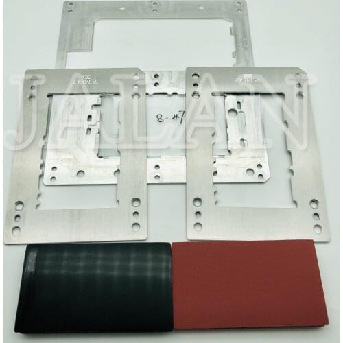 YMJ laminating mold for iphone 7 8 6sp 6s 6 plus glass oca polarizer film laminating mould with LCD OCA rubber