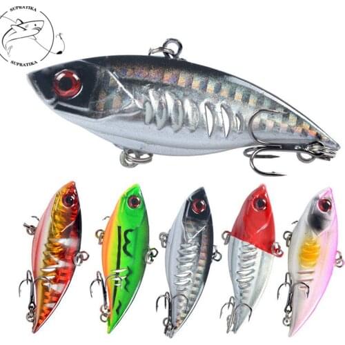 Artificial VIB Sinking Wobblers 65mm/11g Fishing Lure Hard Bait Diving Depth2.7-4.5M Anti-Corrosion Bionic Plastic Fishing Bait