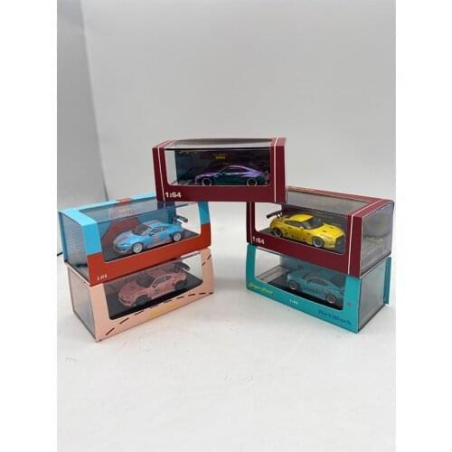 1/64 Toyot 86 Pandem Rocket Bunny V3 With Figure Die Cast Model Car Collection Limited Gulf Sakura collectible gift