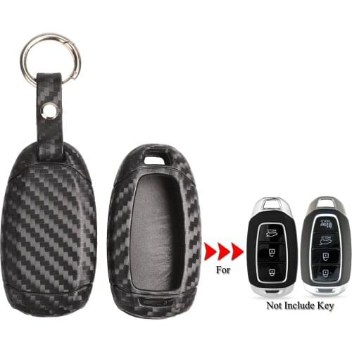 Kutery Silicone Rubber Car Key Cover Case For Hyundai I30 IX35 Azera Accent Solaris Santa Fe Grandeur 3/4Buttons Shell Protecor