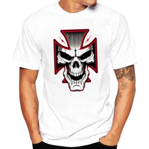 T Shirt Mens Skeleton Printed T-shirt Male Summer Casual Tees Tops Shirts Streetwear Fashion Tshirts Male O-neck Short Sleeve