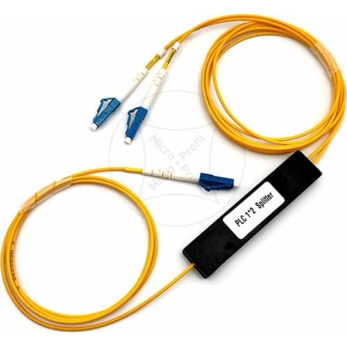 Free Shipping Fiber Optic FBT Splitter LC/UPC Connector 1x2 SM 1310/1550nm