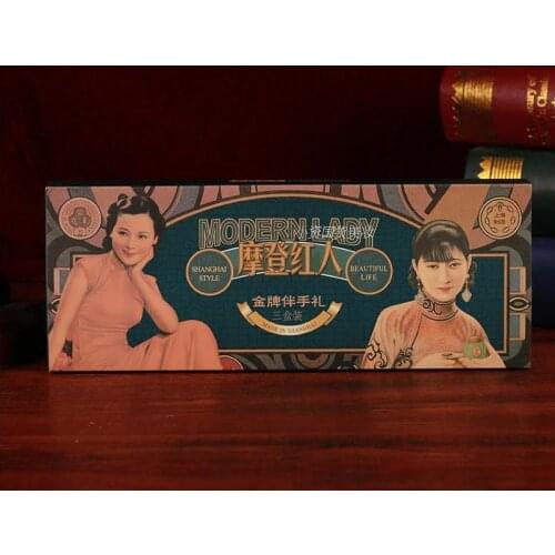 Original Shanghai SOGO modern lady Genuine goods Cream Vanishing cream 3 pcs gift box Jasmine, magnolia flower