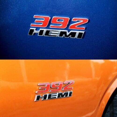 Car Sticker Funny 3D Metal 392 HEMI Car Sticker Emblem Badge For Universal Cars Moto Bike Decorative Accessories JDM Stickers
