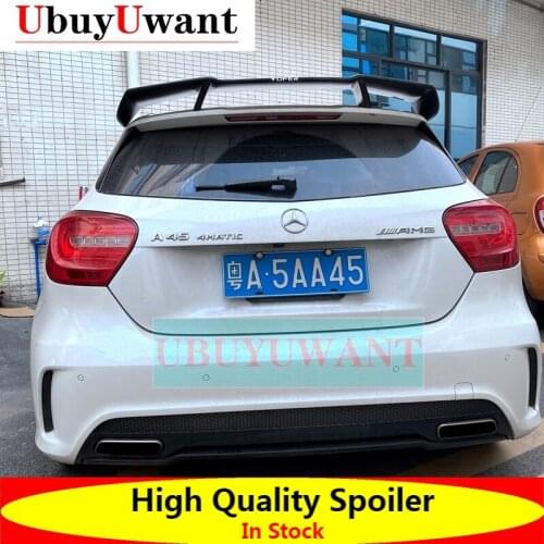 For Mercedes Benz A Class W176 A160 A180 A200 A250 A45 AMG 5-door Hatchback 2013-2018 CARBON FIBER Rear Spoiler Wing Trunk Cover