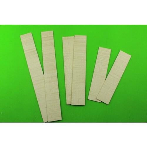 1 set violin side sheet flamed maple, Natural maple violin Side panels