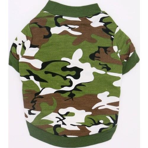 1PCS Camouflage Pet Clothes For Small Dog Autumn Dogs Pets Clothing Teddy French Bulldog Clothes Dog Coat Jacket Ubranka Dla Psa