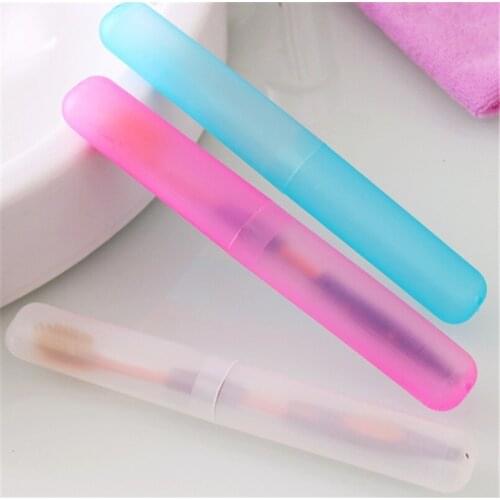 1 Pcs Trendy Travel Hiking Camping Toothbrush Protect Holder Case Box Tube Cover Portable Toothbrushes Health Protector
