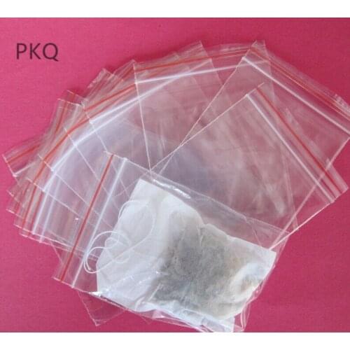 100pcs Jewelry Ziplock Zip Lock bag Reclosable Large Plastic Poly Clear Storage Bag Transparent nuts tea storage pouches 20x30cm