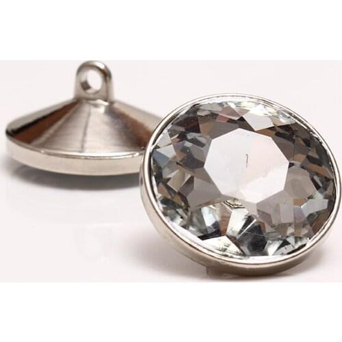 1000PCS/LOT) 20MM Metal Shank Cover Flat Top Buttons Sewing Accessories