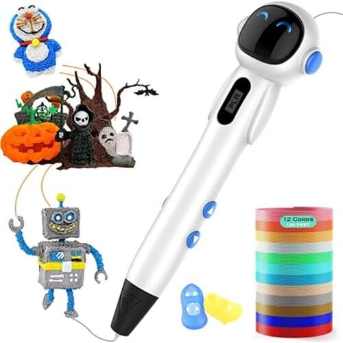 3D Pen DIY Low temperature 3D Printing Pen With PCL Filament Creative Toy Birthday Gift For Kids Design Drawing