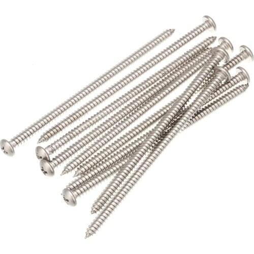 50 pcs M5 self-tapping 100 mm 304 stainless steel self-tapping screws countersunk head Phillips self-tapping screws Hardware