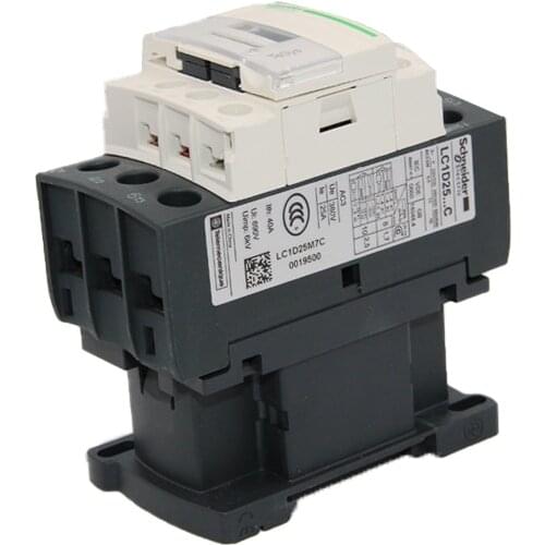 AC Three- Phase Contactor 3P 25A 48V 50 / 60Hz LC1D25E7C Opening and Closed Coil Voltage Genuine Original