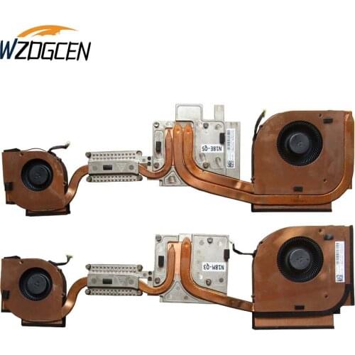 Used for Lenovo Thinkpad P72 Cooling Fan Radiator Module 01HY797 Laptop Heatsink