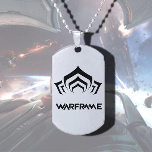 Warframe Chains And Necklaces Popular Steam Game Chain Necklace брелок для ключей цепь на шею Car Keychain Game Hobby Chain
