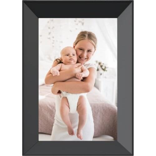 WiFi Digital Picture Frame 1280x800 HD Real wood Smart Electronics Photo Frame APP Control 8 inch Touch Screen Photo Frame