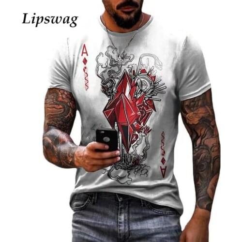 Vintage Diamond Printing Short Sleeve Summer T Shirts For Men Casual O Neck Pullover Tops Mens Fashion Slim Tee 2021 Streetwear