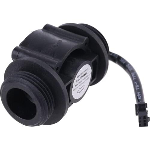 G1" Water Flow Hall Effect Sensor Switch Flow Meter Flowmeter Counter 1-60L/min