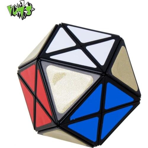 LanLan Helicopter 12 Axis Tetradecahedral Magic Cube Puzzle Antistress Cubos Magicos Brain Teasers Educational Toys For Children