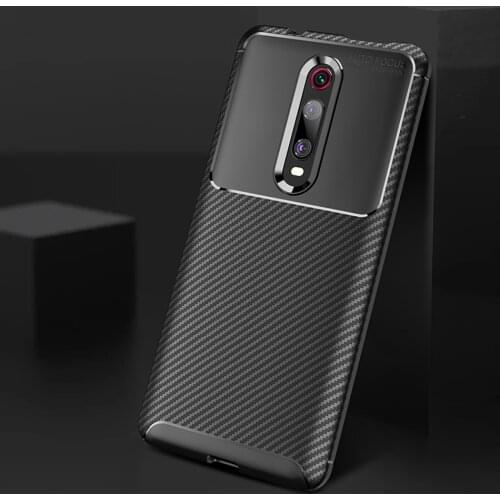 Mi 9T Soft Shockproof Carbon Case for Xiaomi Mi 9T Pro Case Silicone TPU cover for Redmi K20 Pro phone Case Soft Back Cover