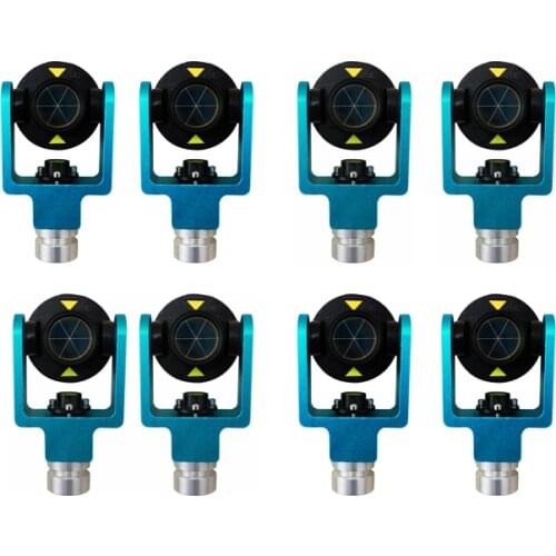 NEW 8 pcs mini prism for total station prisms all metal