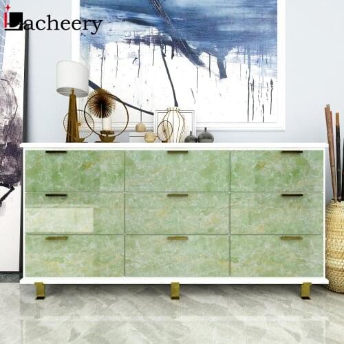 New Fashion Vinyl Self Adhesive Marble Wallpaper Dining Table Kitchen Cupboard Waterproof Wall Stickers Home Decor Wall Decals