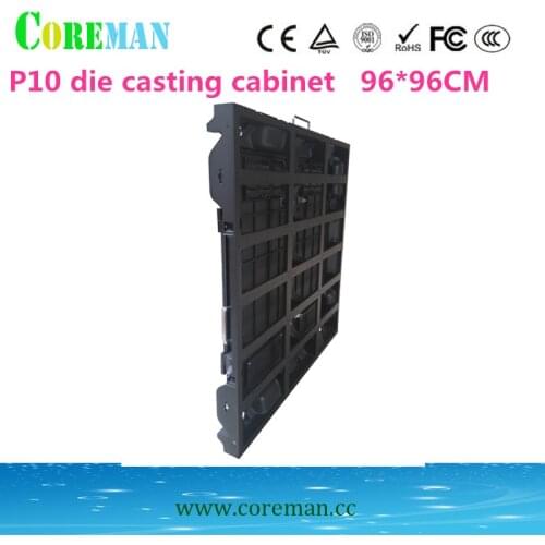 Outdoor simple cabinet p10 die-casting light weight P10 rental cabinet p2p3p4p5p6p8p10 rental cabinet
