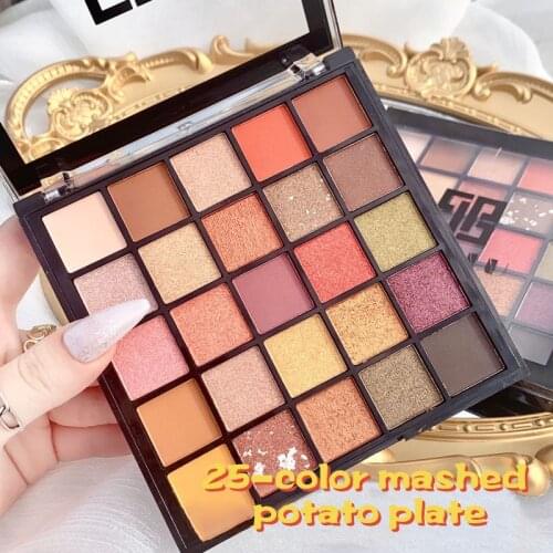 25 Color Eyeshadow Palette Glitter Matte Eye Shadow Makeup Shimmer Waterproof Long Lasting Eye Pigments Shine Eyeshadow Makeup
