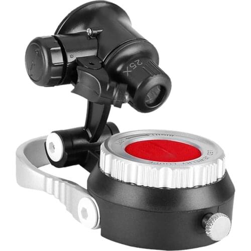 Magnifying Glass with LED Light 10X 20X 25X lens Loupe Magnifier Soldering Repair Tool