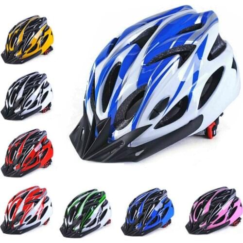 Cycling Bicycle Bike Helmet MTB for Man Multi-Color Riding Road Bike Integrated-Mold Lightweight Breathable Equipment Helmet