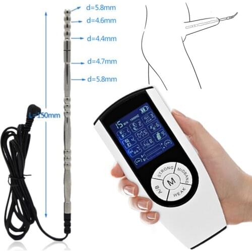 Male Penis Plug Electro Shock Sounding Urethral Catheter Urethral Dilator Electrical Stimulation Medical Themed Sex Toys For Men