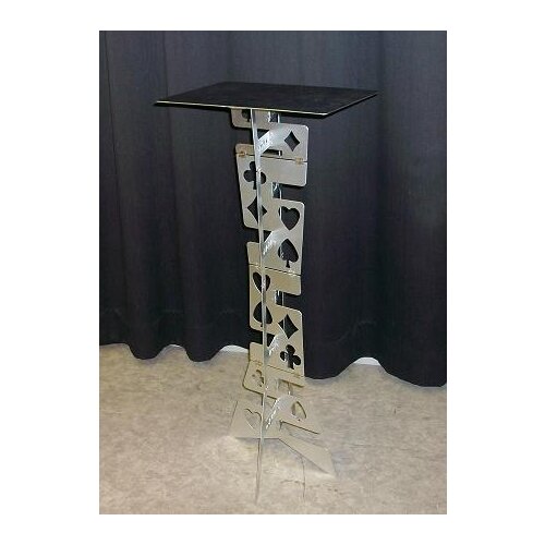 Magic Folding Table (Alloy)- Silver color, Magicians best table. stage magic, close-up,illusions,Accessories,gimmick