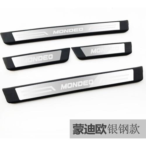 High-quality stainless steel Plate Door Sill Welcome Pedal Car Styling Accessories for Ford Mondeo 2013 to 2019