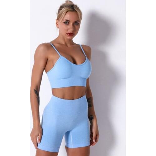 Women Seamless Leggings+Short Sleeve Bra+Shorts Set Sports Wear For Women Gym Clothing Push Up Workout Running Fitness Suit