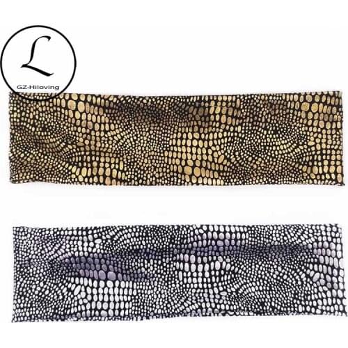 Women Silver Metallic headbands hair Accessories 2020 Soft Elastic Headwear Hair band For ladies Girls Dropshipping Party Turban