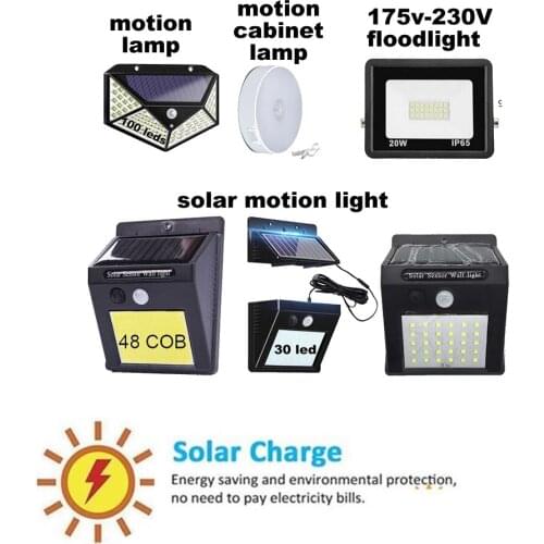 Wireless PIR Motion Sensor Path Garden light Solar Panel Power Wall lamp Outdoor Waterproof Yard Driveway Security Night light i