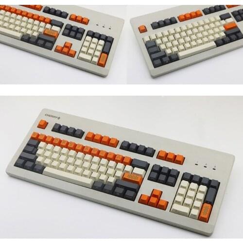 Carbon Color 104+21 Key Laser Carving OEM Profile PBT For filco Cherry G80-3800 3850 3000 Mechanical Keyboard Keycap key caps