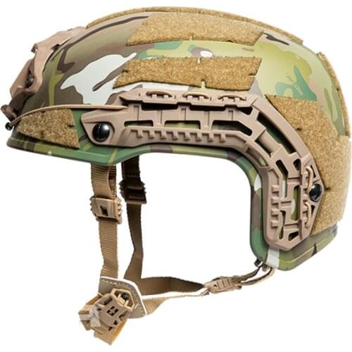 NEW Tactical Caiman Ballistic Helmet w/cuttlefish Wilcox L4 aviation aluminum CNC core frame NVG Shroud Rail Space Hunting