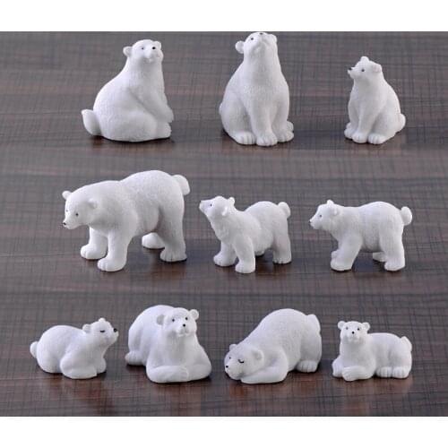 Resin Figures Miniatures Animal Garden Accessories Horse Mushroom for Home Fairy Figurine Decoration Figurines Miniature Figures