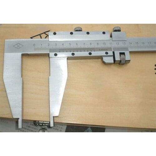 0-600mm Vernier Caliper Stainless Fine Adjustment 90mm Jaw Depth