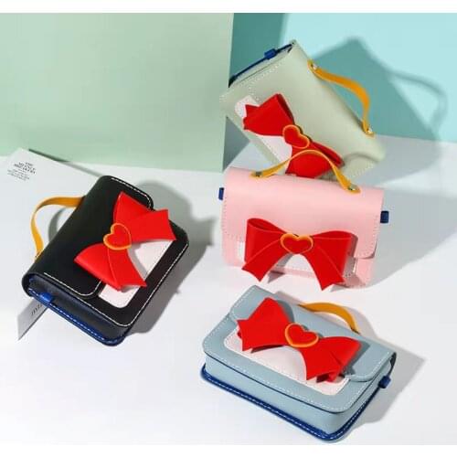 Cute Bow Bag Making DIY Materials Handcraft Bag Self-made Leather Accessories Beginners Self-made Shoulder Bag Sewing Supplies