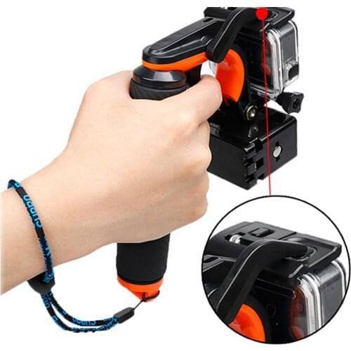 Shutter Trigger Floating Hand Grip Diving Stick for GoPro HERO 8 7 6 5 4 Sj5000 XiaomI Yi4k Shutter Control Shooting Bracket