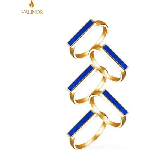 Женские золотые кольца VALINOR China At AliExpress