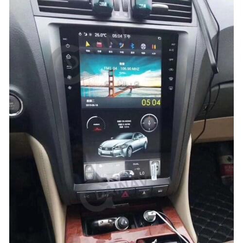 Vertical Screen Android Car Radio GPS Navigation For-LEXUS GS 2004-2011 Tesla Style Car Multimedia DVD Player