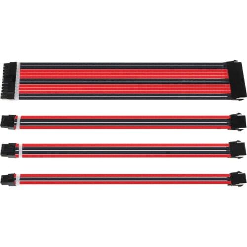 1Set 30/40cm A-TX Basic Extension Cable PC GPU CPU Power Supply Wire Computer Connectors 24-PIN 8-PIN 6PIN 4+4PIN