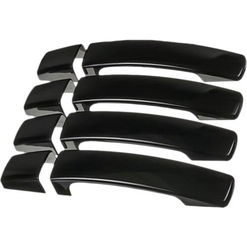 1Set Car Exterior Door Handle Cover Trim for Land Rover LR2 LR3 Freelander Range Rover Sport Freelander 2005-2009(Gloss Black)