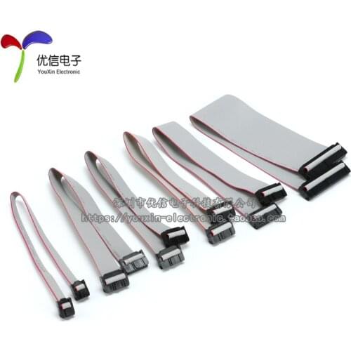 5pcs/FC-6P 10P 14P 16P 40P Double head Line Line length:30CM Spacing:2.54MM