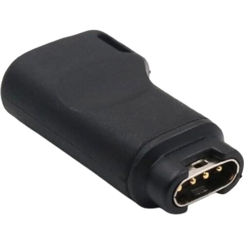 USB C Type C Female to 4pin Charge Adapter for -Garmin Approach S60 Fenix 6X Pro Solar Vivoactive3 trainer Active