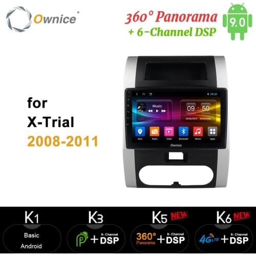 Ownice Android 10.0 4G RAM 64G Car DVD multimedia player 8 core carplay 4G DSP SPDIF GPS for Nissan X-Trial 2008-2011